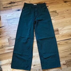 Madewell Forest Green Denim Pants